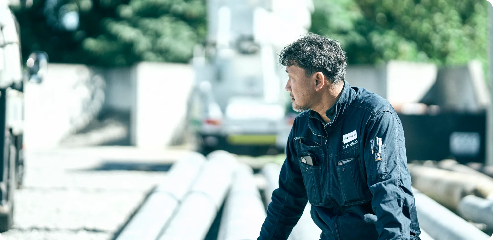 会社概要ページ ご挨拶 画像