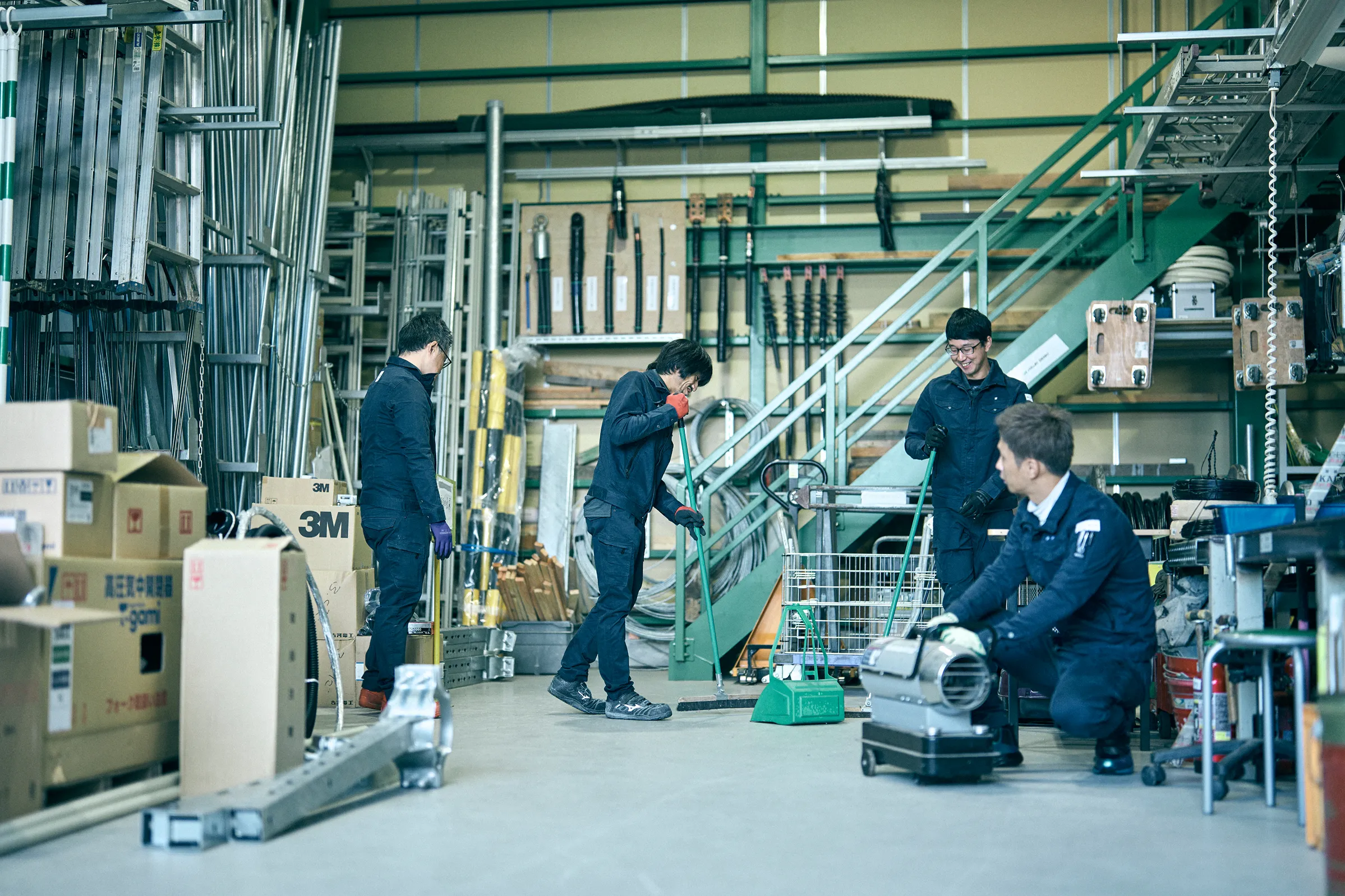 整理整頓・清掃の様子