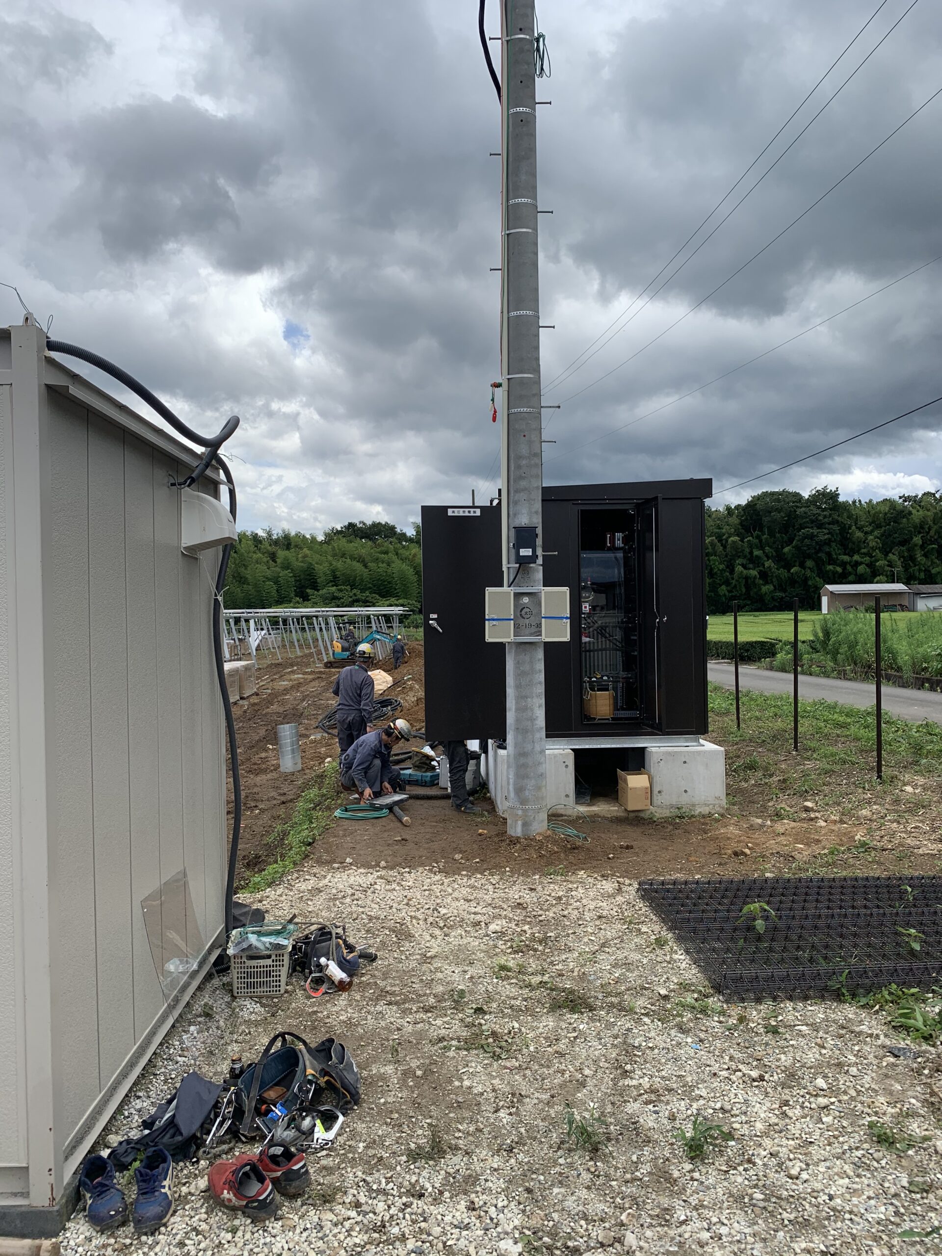 キュービクル⾼圧設備⼯事